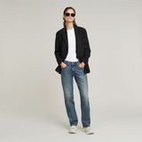 Blazer - Gevoerd - Zwart - Viscose LENZING ECOVERO? - Rechte Zoom