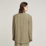 G-STAR - Boyfriend - Blazer - Kaki - Wijde Pasvorm