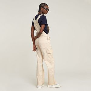 G-STAR - Tuinbroek - Beige - Wide Leg - High Waist