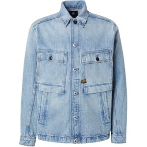 Mosa - Overshirt - Lichtblauw - Denim - Heren