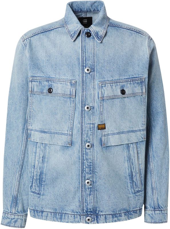 Mosa - Overshirt - Lichtblauw - Denim - Heren