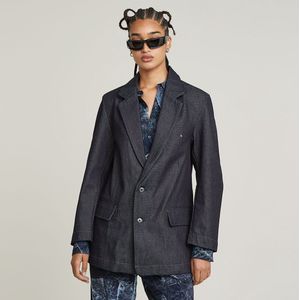 Oversized Blazer - Donkerblauw - Dames