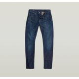 G-STAR - Jeans - Blauw - Katoen - Ritssluiting, Ingezette Zakken