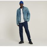 Pleated Chino - Donkerblauw - Relaxed Tapered - Heren