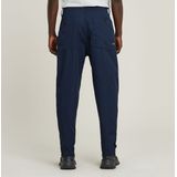Pleated Chino - Donkerblauw - Relaxed Tapered - Heren