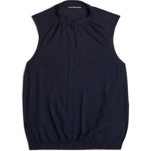 G-STAR RAW Dames Stand Up Collar Top Shirt, blauw (Osaka Blue D24453-d923-3873), M