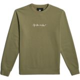 G-star - G-script Logo - Sweatshirt - Zwart - Biologisch Katoen