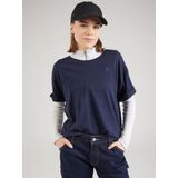 G-Star RAW Boyfriend top met opgerolde mouwen, blauw (Osaka Blue D24524-4107-3873), XXS