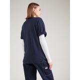G-Star RAW Boyfriend top met opgerolde mouwen, blauw (Osaka Blue D24524-4107-3873), XXS