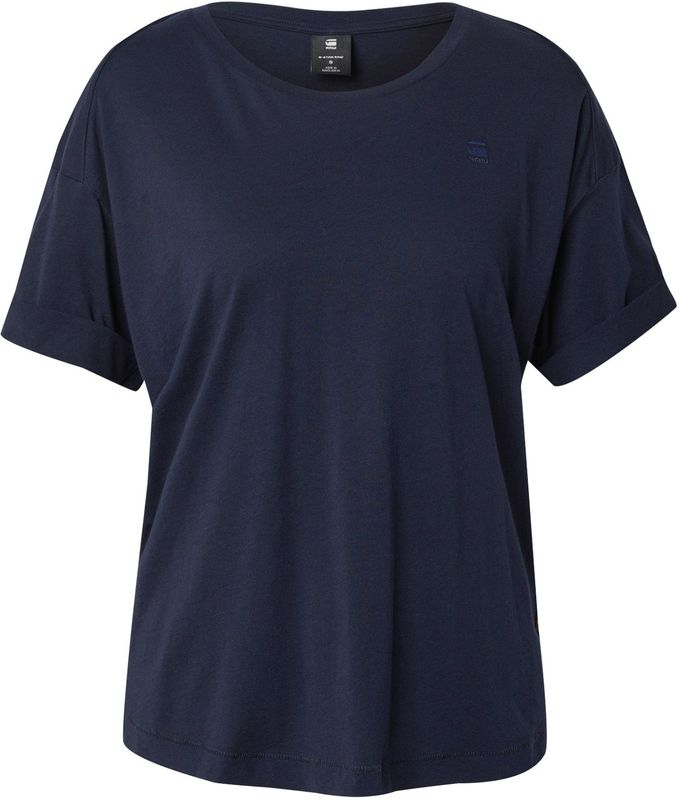 G-Star RAW Boyfriend top met opgerolde mouwen, blauw (Osaka Blue D24524-4107-3873), XXS