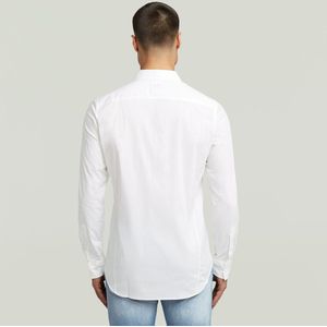 G-STAR - Slank Overhemd - Effen - Biologisch Katoen - Lange Mouwen
