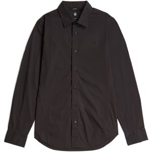 G-STAR - Slim Fit Overhemd - Effen - Biologisch Katoen/Polyester - Lange Mouwen