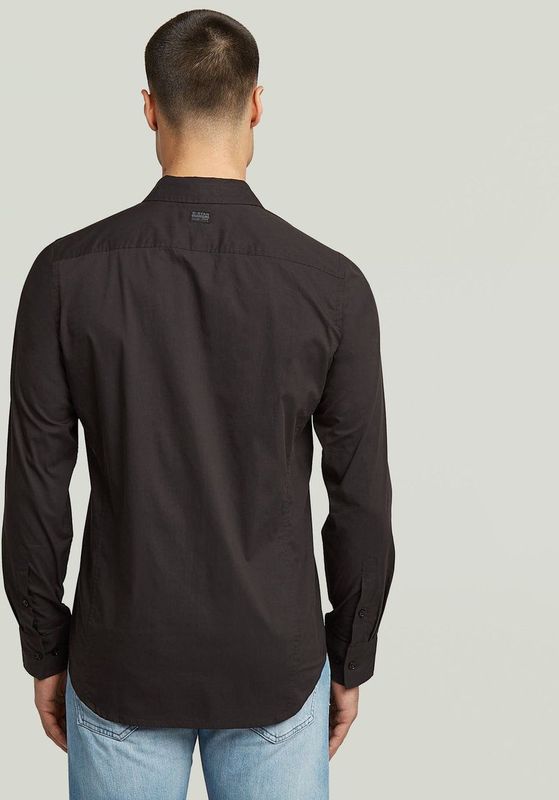 G-Star - Uniform D25176-D321-110 - Overhemd - Wit - Slim Fit - Lange Mouwen - Biologisch Katoen