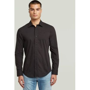 G-Star - Uniform D25176-D321-110 - Overhemd - Wit - Slim Fit - Lange Mouwen - Biologisch Katoen