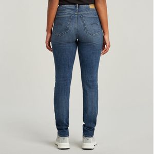 G-STAR - 3301 Shape Skinny - Dames Jeans - Midden Blauw - High Waist