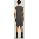 G-STAR RAW Seam Detail Overdyed Loose Dress Wmn Damesjurk, Grijs (Asfalt Gd D26081-c756-b575), S