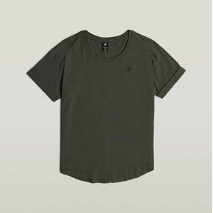 G-STAR - Rolled Up Sleeve Boyfriend Top - Grijs - Dames - 100% Biologisch Katoen