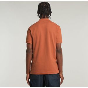 G-Star - Dunda - Polo - Rood - Slim Fit - Korte Mouwen - Biologisch Katoen