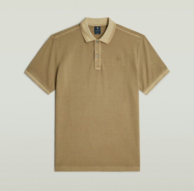 G-Star - D11595-D756-B575 Polo Dunda - Donkergrijs - Biologisch Katoen - Korte Mouwen