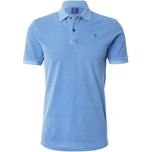 G-STAR - Dunda - Poloshirt - Overdyed Blauw - 95% Biologisch Katoen
