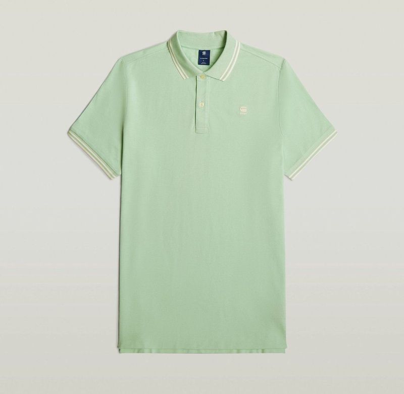 Trui - Effen - Katoen - Polokraag - Kwartmouw