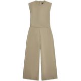 Double Layer Wide Leg - Jumpsuit - Zwart - Dames
