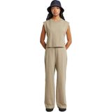 Double Layer Wide Leg - Jumpsuit - Zwart - Dames