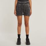 Broek - Sweatstof - Kort - Gedrapeerd - Elastische Taille