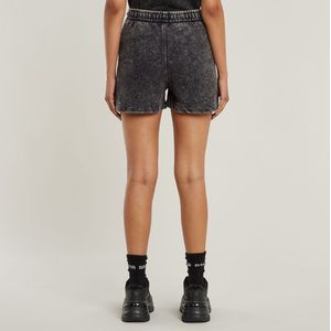 Broek - Sweatstof - Kort - Gedrapeerd - Elastische Taille