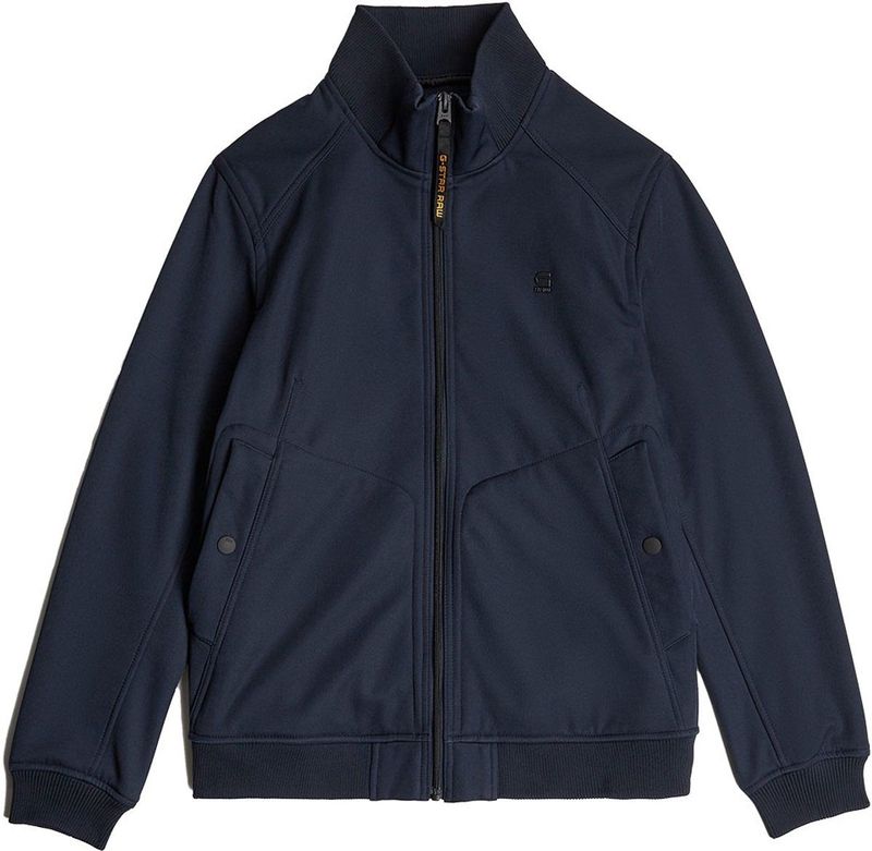 G-star - Softshell Track - Jas - Zwart - Waterafstotend, Gerecycled Polyester