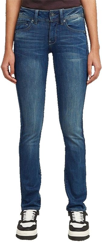 G-Star - D27287-6553-89 - Jeans - Blauw - Midge Recht - Biologisch Katoen - Duurzaam