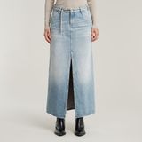 G-Star - D25979-D943-H133 - Blauwe Maxirok - Denim - Biologisch Katoen - Duurzaam