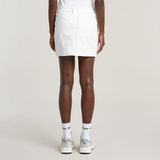 G-Star - D26012-C106-G377 - Minirok - Wit - Biologisch Katoen - Duurzaam