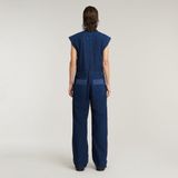 Jumpsuit - Blauw - Gerecycled Katoen - Mouwloos - Casual