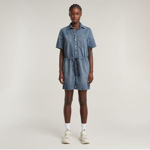 G-Star RAW - Easy Romper - Jumpsuit - Zwart - Katoen