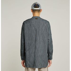 G-Star - D26182-D915-5963 - Kraagje Rollup Relaxed Shirt - Marineblauw - Lange Mouwen