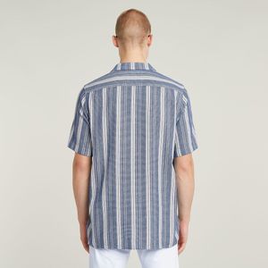 G-Star - D26183-D916-H058 - Overhemd - Blauw - Katoen - Korte Mouwen