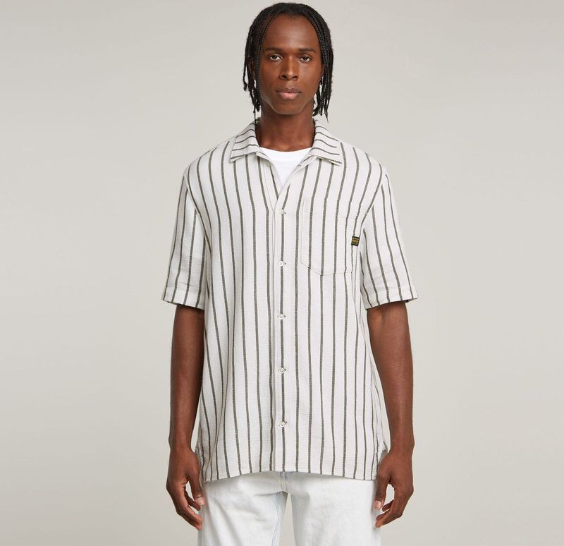 G-Star - D26183-D916-H059 - Shirt - Wit - Katoen - Korte Mouwen