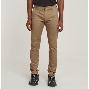 G-STAR - Skinny Chino 3.0 - Herenbroek - Groen - Taille 34 / Lengte 30