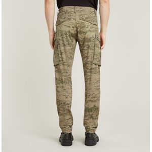 Rovic - Zip 3D Cargobroek - Groen - Katoen - Slanke Pasvorm