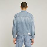 Jack Dakota - Lichtblauw - Herenjas - 100% Katoen - Knoopsluiting