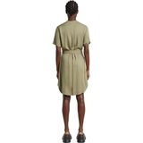 G-STAR Jurk - Groen - Katoen - Met Ceintuur