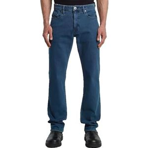 Jeans - Mosa - Middelhoge Taille - Blinde Knoopsluiting - Denim - 12 oz