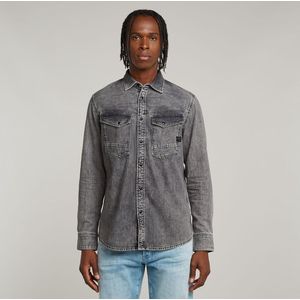 G-Star - D23616-D540-H162 - Overhemd - Grijs - Slim Fit - Lange Mouwen