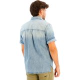 G-STAR Slanted Double Pocket Regular T-shirt - Blauw - Katoen