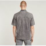 G-Star - D24602-D540-H162 - Overhemd - Grijs - Katoen - Korte Mouwen