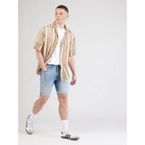 G-STAR Raw 3301 Slim Shorts voor heren, Blauw (Vintage Blue Stream Destroyed D10481-d760-h071), 24W