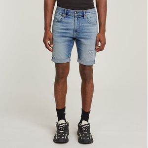 G-STAR Raw 3301 Slim Shorts voor heren, Blauw (Vintage Blue Stream Destroyed D10481-d760-h071), 24W