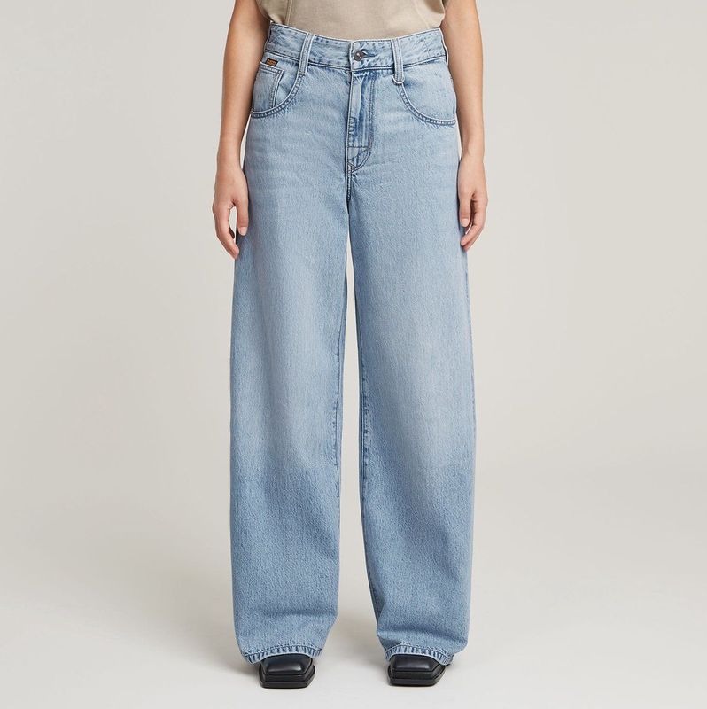 G-Star - D25286-D932-H110 - Jeans - Blauw - Hoog Getailleerd - Losse Pasvorm - Biologisch Katoen - Duurzaam