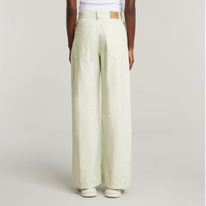 Skater High Loose Jeans - Groen - Dames